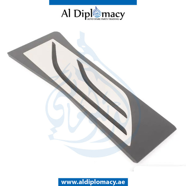 Footrest, STAINLESS STEEL for BMW X3 SERIES 2010-2017 models, Part Number 51472358324