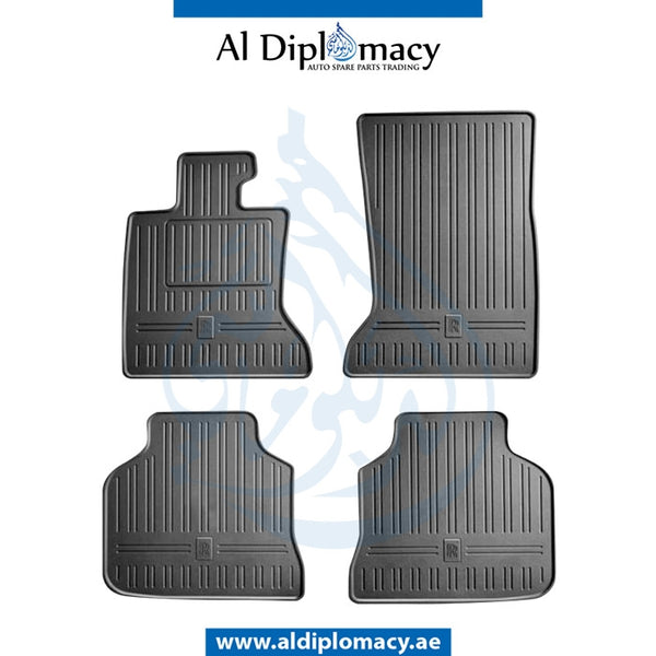 Left FLOOR Mats, HAND Drive, SET for GHOST 2009-2020 models, Part Number 51472406179