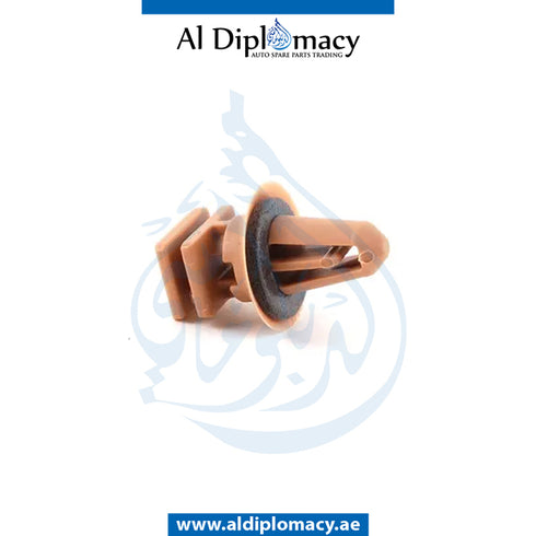 CLIP WITH SEAL Ring, BEIGE for BMW 1 SERIES 2007-2011 models, Part Number 51477117532