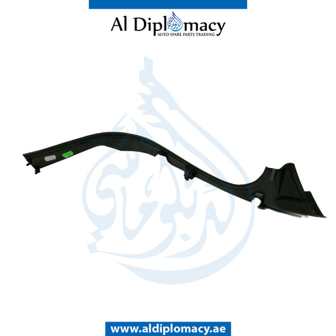 Left TRUNK LID WATER CHANNEL COVER for BMW 5 SERIES 2017-2020 models, Part Number 51497400595