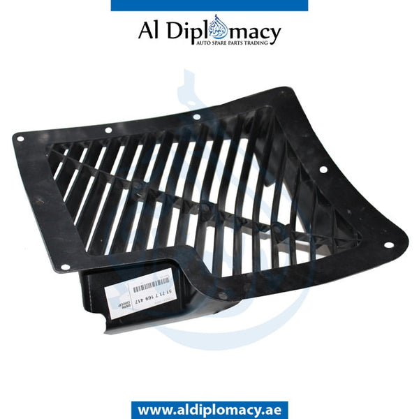 Front Left FENDER WHEEL HOUSING COVER AIR DUCT for BMW X5 SERIES 2006-2013 models, Part Number 51717169417