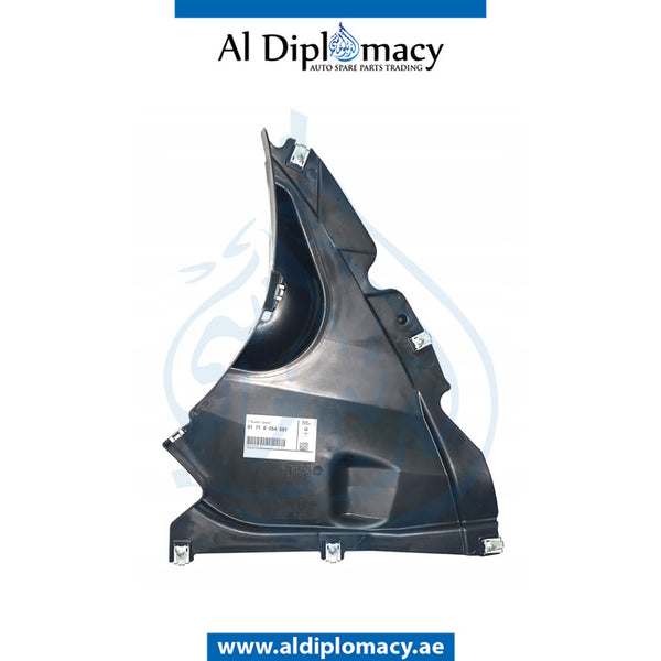 Front Left Lower BUMPER WHEEL ARCH COVER for BMW 4 SERIES 2013-2017 models, Part Number 51718054551