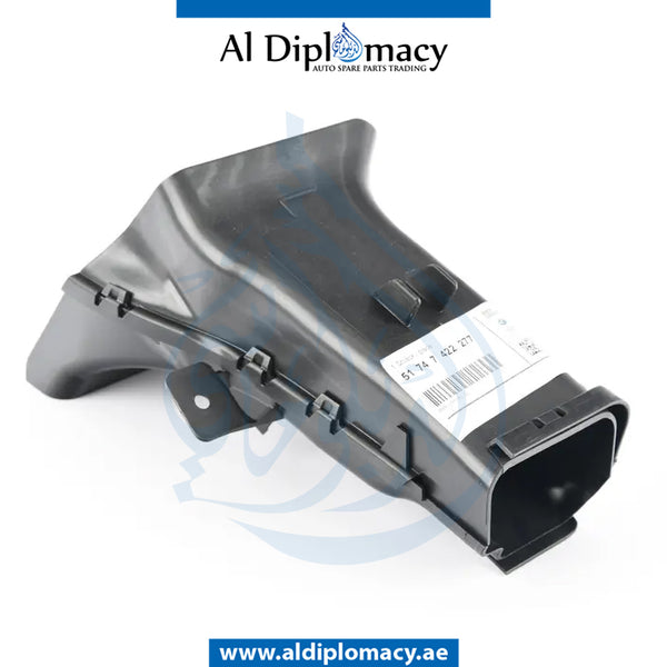 Left BRAKE AIR DUCT for BMW 3 SERIES 2018-2022 models, Part Number 51747422277