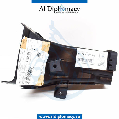 Right BRAKE AIR DUCT for BMW 3 SERIES 2018-2022 models, Part Number 51747422278