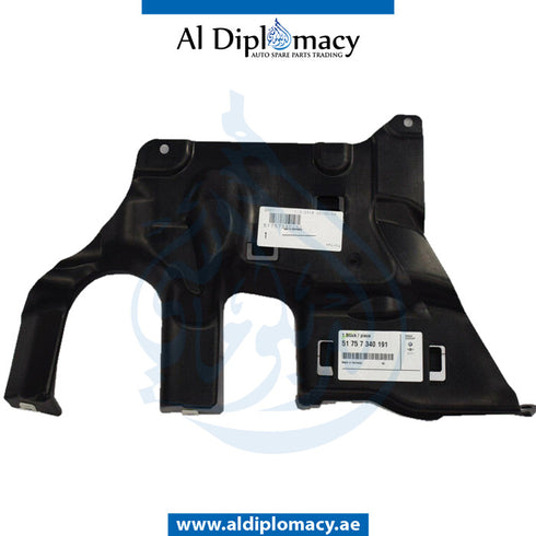 Front Left STEERING ASSEMBLY COVER for BMW 5 SERIES 2016-2020 models, Part Number 51757340191