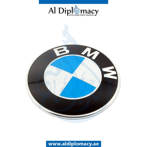 BMW COMPANY Sign, TRUNK LID for BMW 1 SERIES 2007-2011 models, Part Number 51767288752