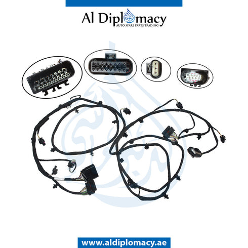 Front SET OF Cables, BUMPER for BMW X7 SERIES 2018-2022 models, Part Number 61128736629