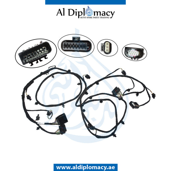 Front SET OF Cables, BUMPER for BMW X7 SERIES 2018-2022 models, Part Number 61128736629
