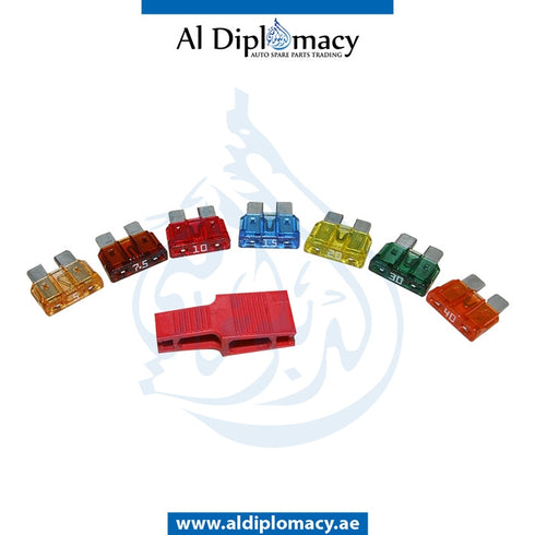 SPARE FUSE KIT WITH A FORCEPS for BMW 5 SERIES 2004-2010 models, Part Number 61146951079