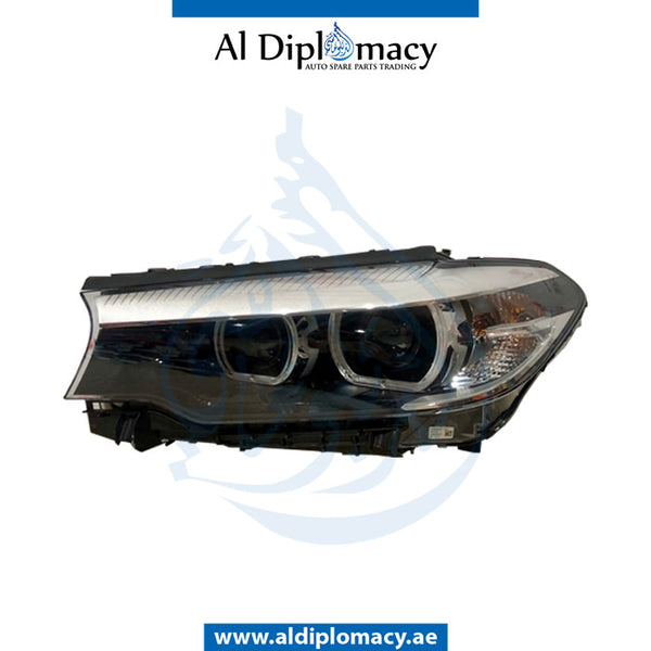 Left Headlight, LED for BMW 5 SERIES 2017-2020 models, Part Number 63117214953