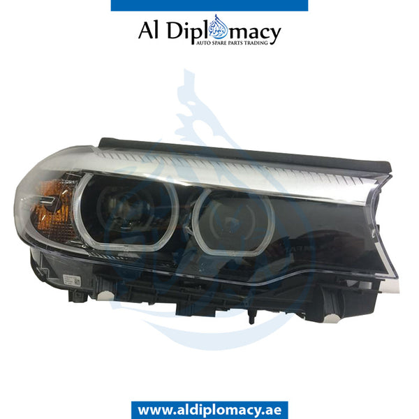Right Headlight, LED for BMW 5 SERIES 2017-2020 models, Part Number 63117214954