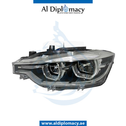 Left Headlight, HALOGEN for BMW 3 SERIES 2011-2015 models, Part Number 63117365595