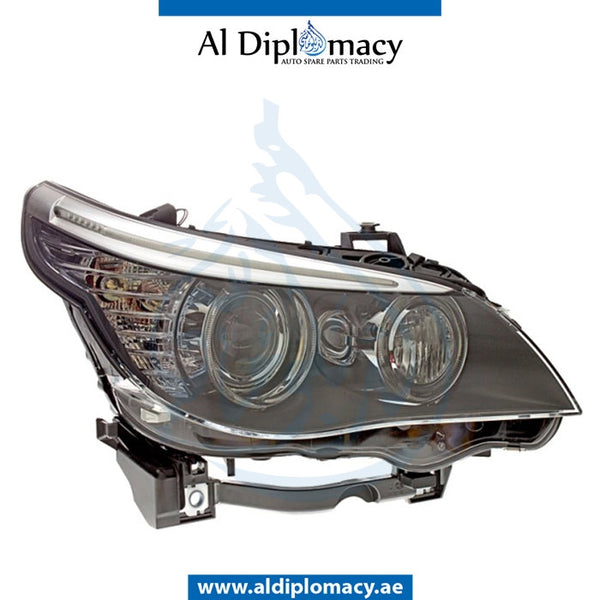 Right Headlight, ADAPTIVE XENON for BMW 5 SERIES 2004-2010 models, Part Number 63127045692