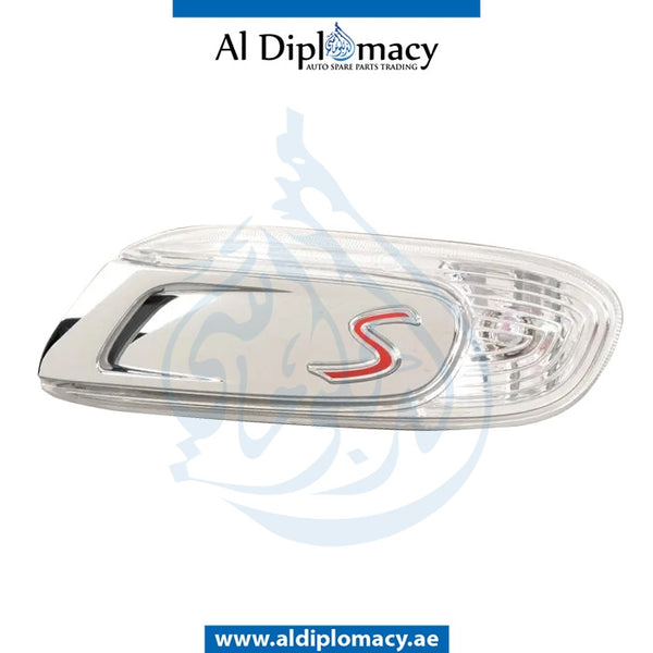 Left Side Turn Signal Lamp, White, Mini Cooper Cooper F56 models by Original Bmw, Part Number 63137298351