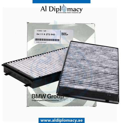 A/C FILTER for BMW 5 SERIES 2008-2015 models, Part Number 64119272643
