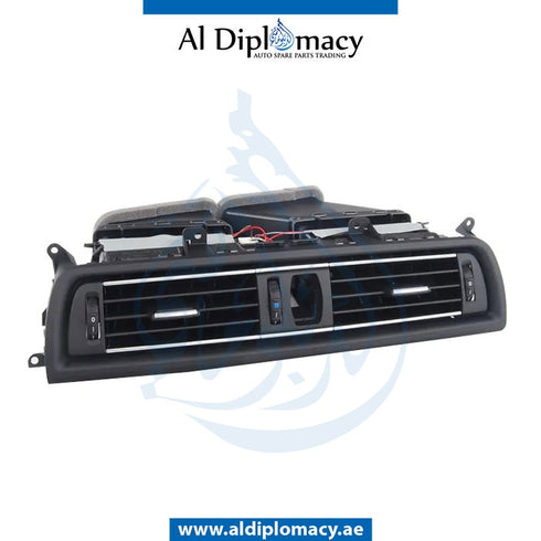 Front A/C Grille, CENTER for BMW 5 SERIES 2010-2016 models
