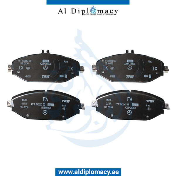 Front BRAKE PAD for E Class 2015-2022 models, Part Number A0004209103