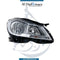 Mercedes-Benz C Class W204 Headlight, Normal, Silver, Right Side - OEM Part Number 2048205059