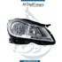 Mercedes-Benz C Class W204 Headlight, Normal, Silver, Right Side - OEM Part Number 2048205059
