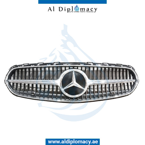 SHOW Grille, Normal, SILVER for Mercedes-Benz C Class W206 (2022) models, Part Number ATC-2068883800-SL