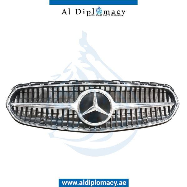 SHOW Grille, Normal, SILVER for Mercedes-Benz C Class W206 (2022) models, Part Number ATC-2068883800-SL