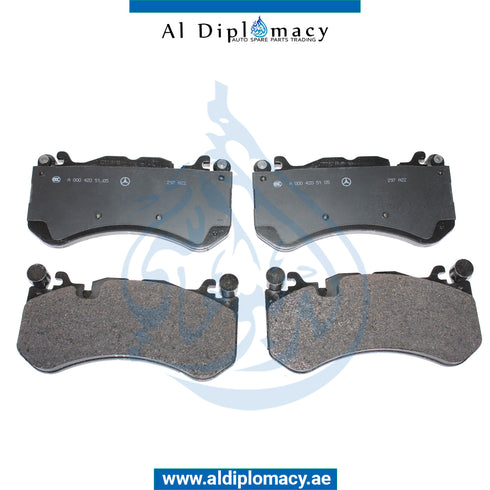 Front BRAKE PAD for C Class 2002-2010 models, Part Number A0004206404