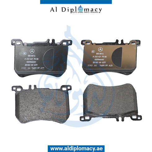 Front BRAKE PAD for S Class 2014-2020 models, Part Number A0004202705
