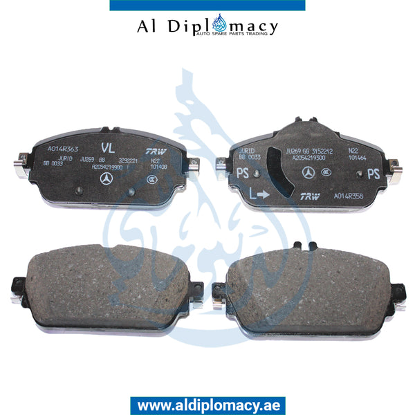 Front BRAKE PAD for C Class 2015-2021 models, Part Number A0004209703