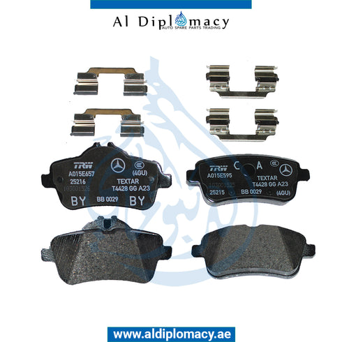 Rear BRAKE PAD for M Class 2011-2019 models, Part Number A0004206704