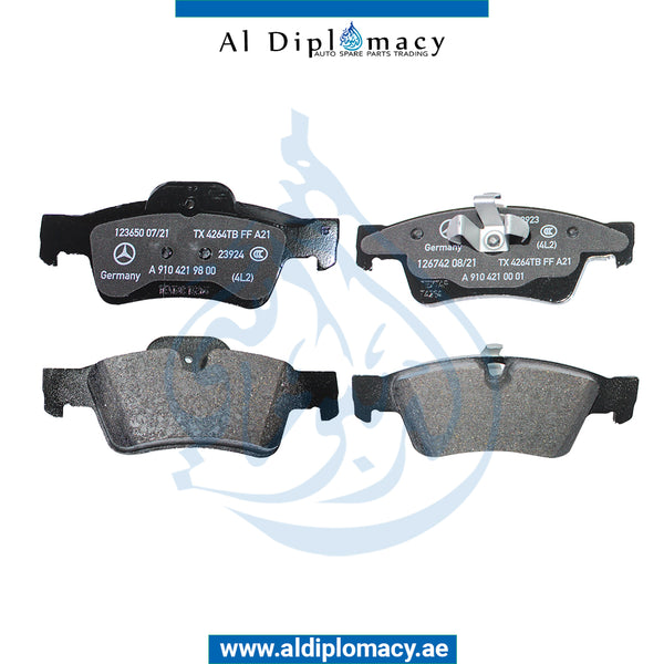 Rear BRAKE PAD for Mercedes-Benz R Class W164 (2006-2011) models, Part Number A9104207400