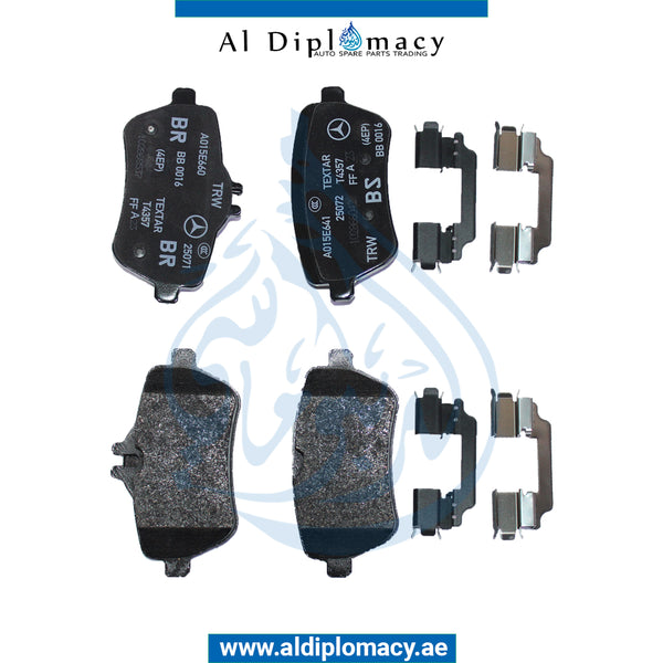 Rear BRAKE PAD for S Class 2015-2021 models, Part Number A0004203105 64