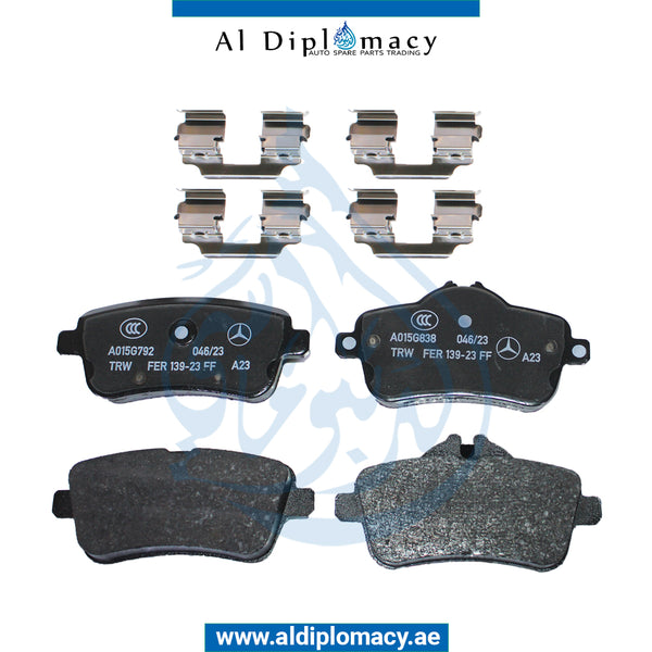 Rear BRAKE PAD for M Class 2015-2020 models, Part Number A0004208104