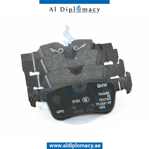 Rear BRAKE PAD for BMW X1 SERIES 2019-2023 models, Part Number 34201543683