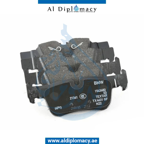 Rear BRAKE PAD for BMW X1 SERIES 2019-2023 models, Part Number 34201543683