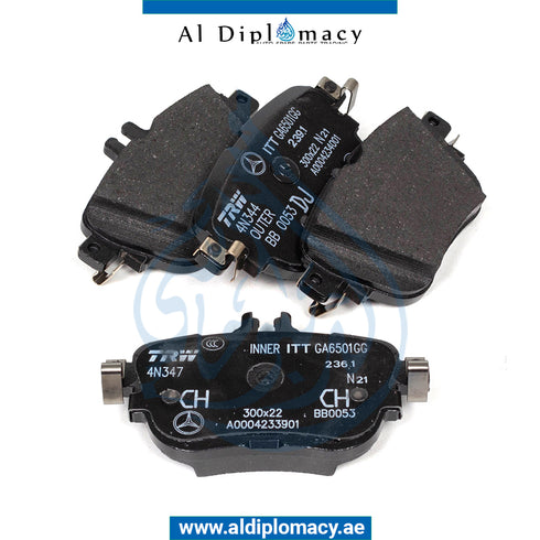 Rear BRAKE PAD for E Class 2017-2023 models, Part Number A0004209203