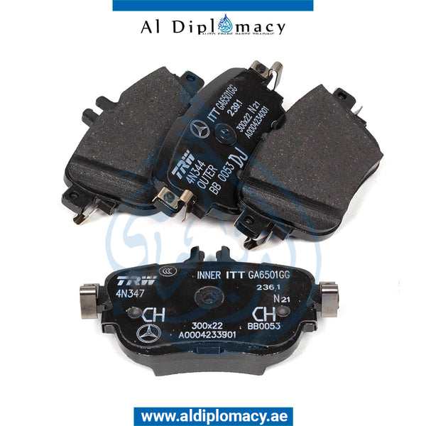 Rear BRAKE PAD for E Class 2017-2023 models, Part Number A0004209203