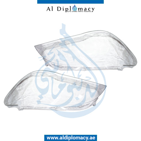 HEADLIGHT Glass, SET for BMW 7 Series F01 (2008-2015) models, Part Number T-F01/F02 HL GLASS SET
