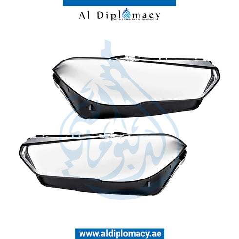 HEADLIGHT Glass, SET for BMW X5 Series G05 (2018-2023) models, Part Number T-G05/G06 HL GLASS SET
