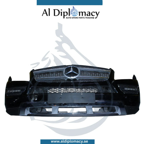 Mercedes-Benz GL Class X166 Front Bumper With Sensor And Wiper Hole Complete Normal Used Parts 1668853125