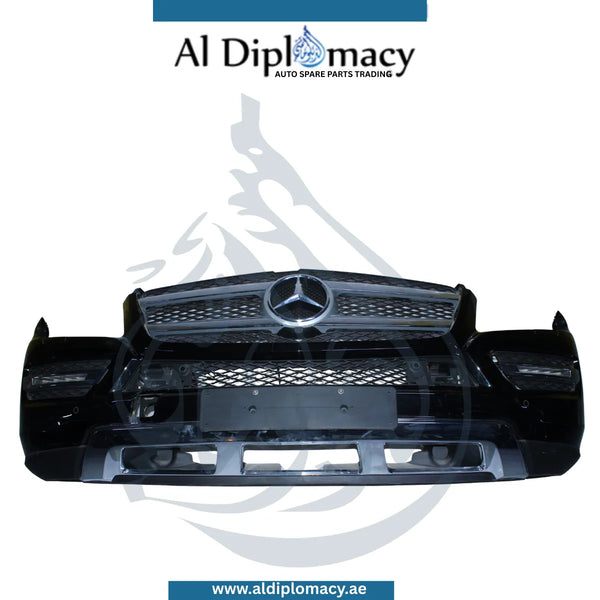 Mercedes-Benz GL Class X166 Front Bumper With Sensor And Wiper Hole Complete Normal Used Parts 1668853125
