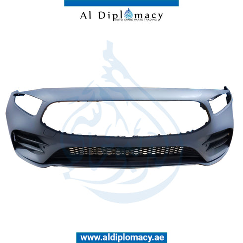 Front Bumper, WITH SENSOR Hole, Amg, COMPLETE for Mercedes-Benz A Class W177 (2018-2020) models