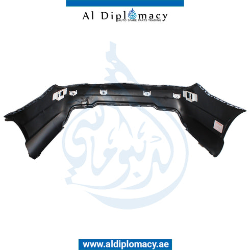 Rear Bumper, WITH SENSOR Hole, TWO SINGLE EXHAUST Type, Amg, COMPLETE for Mercedes-Benz C Class W204 (2007-2015) models