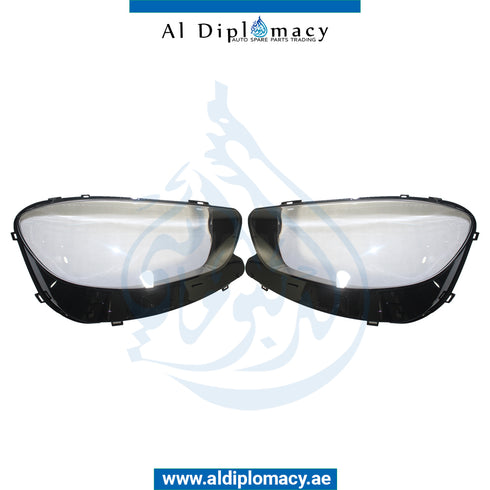 HEADLIGHT Glass, SET 2021-up for Mercedes-Benz E Class W213 (2017-2023) models, Part Number T-213 HL GLASS 2021-UP SET