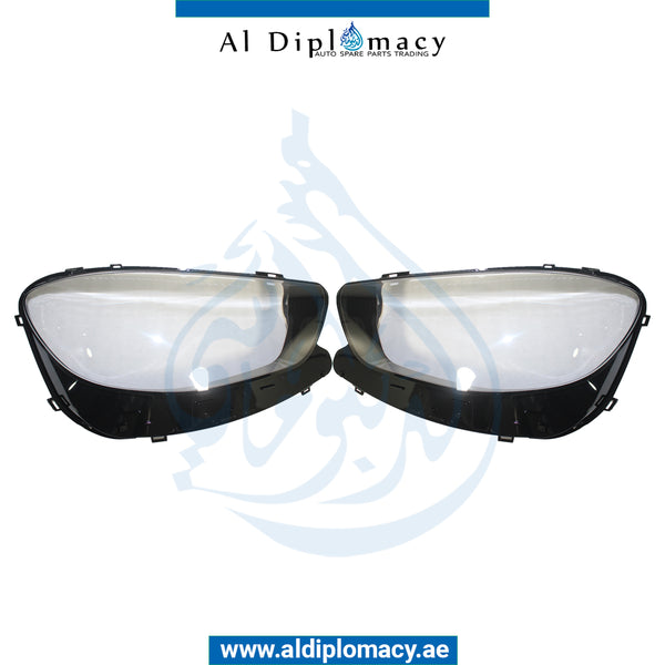 HEADLIGHT Glass, SET 2021-up for Mercedes-Benz E Class W213 (2017-2023) models, Part Number T-213 HL GLASS 2021-UP SET