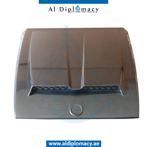 HOOD TOP COVER CARBON FIBER for Mercedes-Benz G Class W463 (1992-2022) models, Part Number T-463 BONNET TOP COVER CARBON-2019-UP