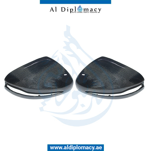 Mirror Cover, Carbon, SET for Mercedes-Benz G Class W463 (1992-2022) models, Part Number T-4638111500/1600-CARBON