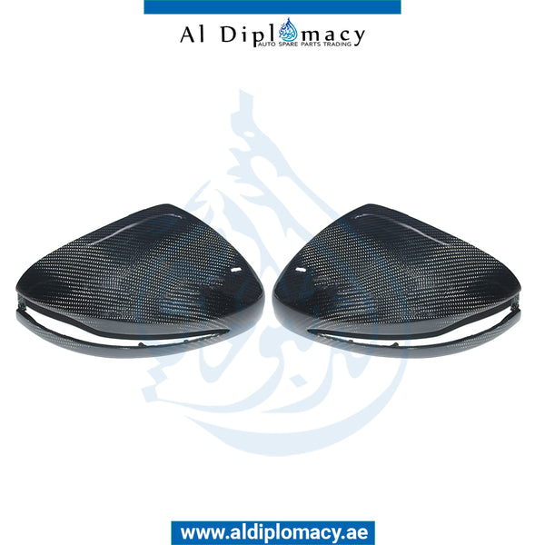 Mirror Cover, Carbon, SET for Mercedes-Benz G Class W463 (1992-2022) models, Part Number T-4638111500/1600-CARBON