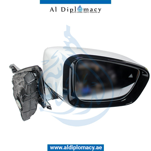 Right Mirror, CAMERA Type, WITH BLIND Spot, COMPLETE for BMW 7 Series G12 (2015) models, Part Number T-51167437154-CO-CN