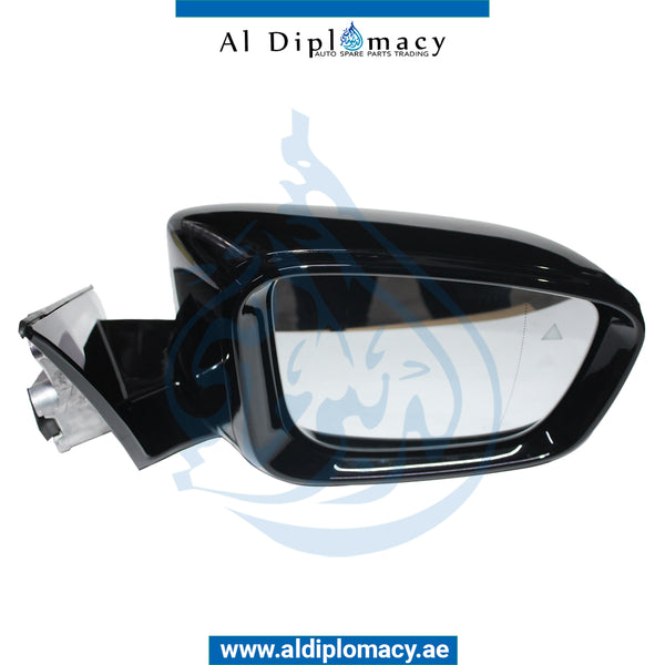 Right Mirror, CAMERA Type, WITH BLIND Spot, COMPLETE for BMW 5 Series G30 (2016-2020) models, Part Number T-51167485156-CO-CN