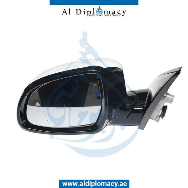 Left Mirror, CAMERA Type, WITH BLIND Spot, COMPLETE for BMW X3 Series G01 (2017-2021) models, Part Number T-51168491705-CO-CN